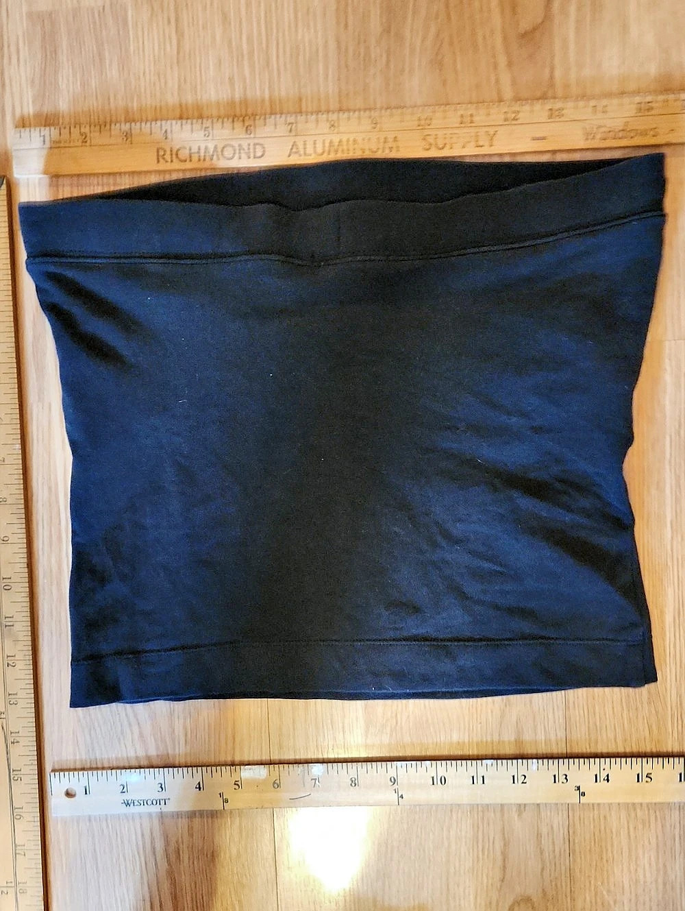 Gap Stretch Tube Top Cotton Black Medium